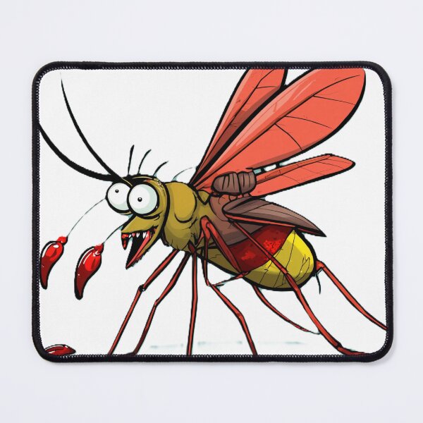 Item preview, cartoon mosquito with big belly designed and sold by OxiSkor.