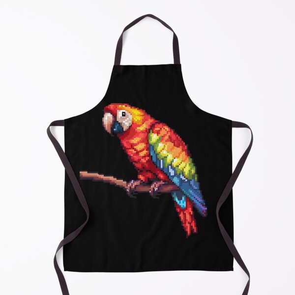 Item preview, Macaw in Pixel Form designed and sold by CUTEDOGGIEZ.
