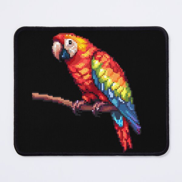Item preview, Macaw in Pixel Form designed and sold by CUTEDOGGIEZ.