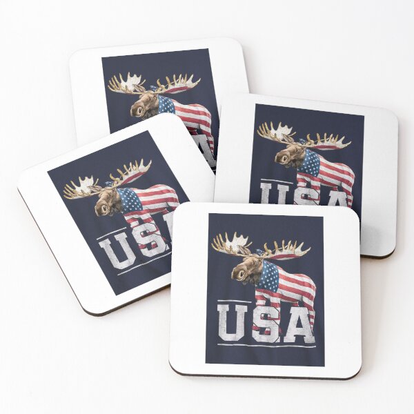 Item preview, USA moose designed and sold by 2minutidiitalia.