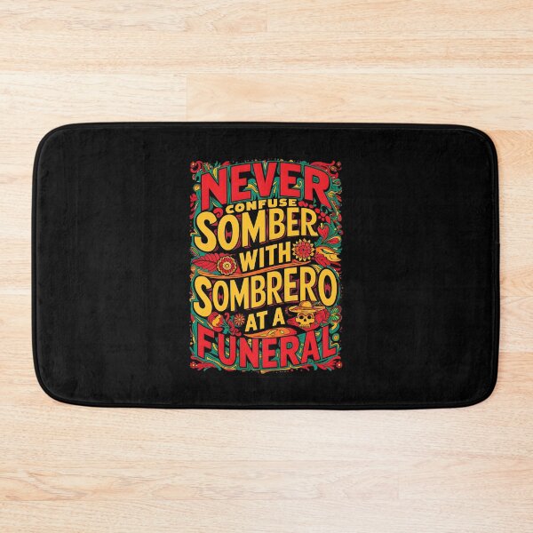 Item preview, Mexican funny sombrero Día de Muertos latin festival designed and sold by w1ckerman.