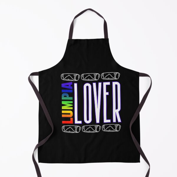 Item preview, Lumpia Lover, rainbow pride color, LGBTQ graphic t-shirt, Lumpia graphic and rainbow text, Lumpia over T-shirt, foodie lover, designed and sold by PrideBeProud.