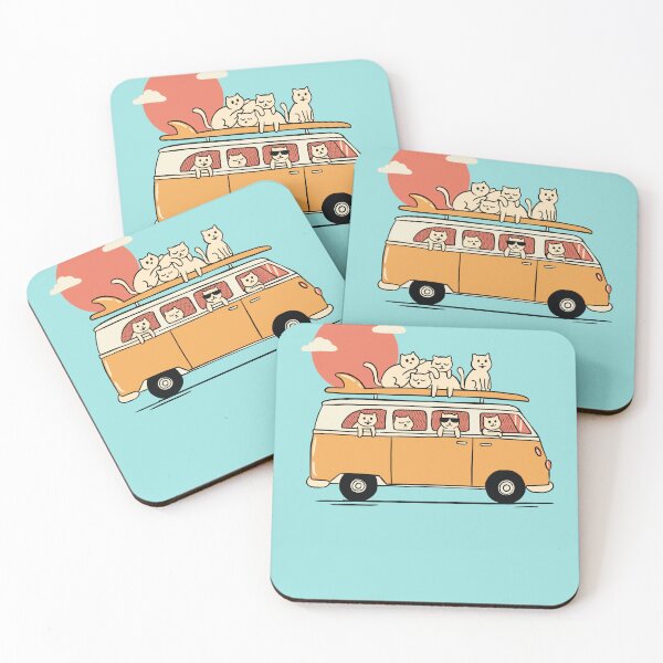 Item preview, Cats on the road designed and sold by coffeeman.