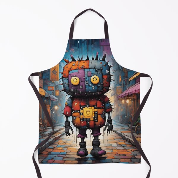 Item preview, Patchwork Colorful Cute Creature Funny Creature designed and sold by ShaViArt.