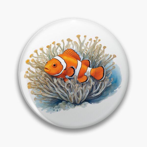 Item preview, Clownfish among anemones. Underwater artwork. Color sketch style  designed and sold by Andrey-Myagkov.