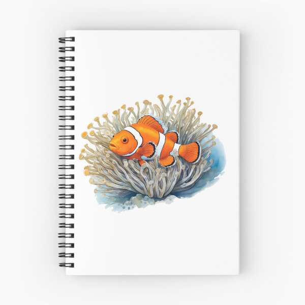 Item preview, Clownfish among anemones. Underwater artwork. Color sketch style  designed and sold by Andrey-Myagkov.