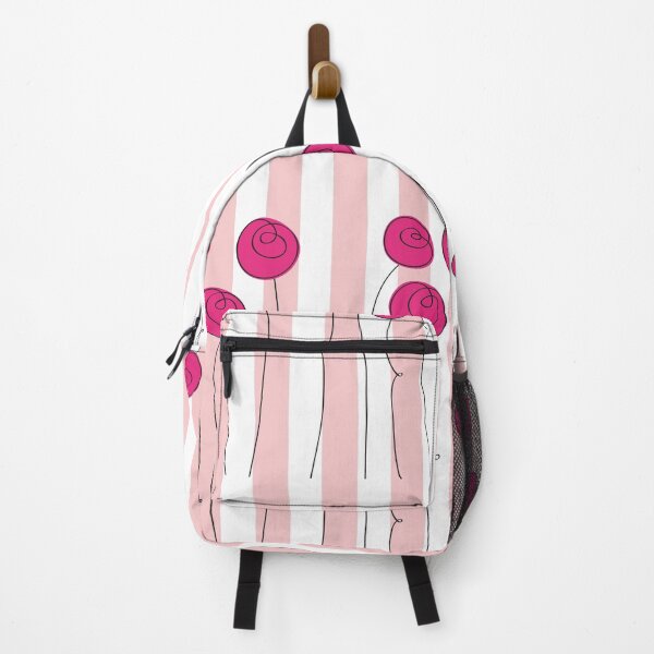Item preview, Linear background with stylized pink flowers designed and sold by Jamildesign.