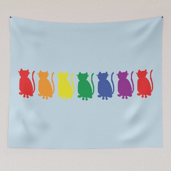 Item preview, Colorful Cats Pride Rainbow designed and sold by ellenhenry.