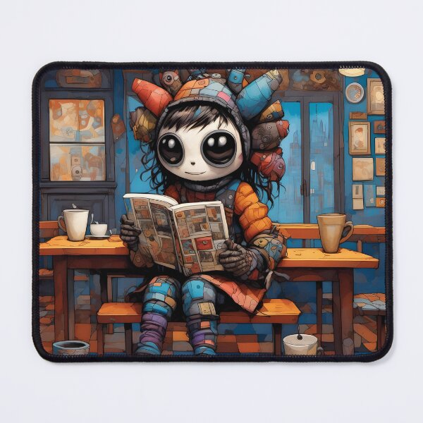 Item preview, Patchwork Colorful Cute Creature Funny Creature designed and sold by ShaViArt.