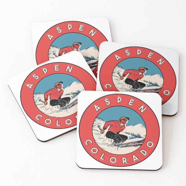 Item preview, Aspen Colorado Ski Vintage Style designed and sold by Decal Mania.