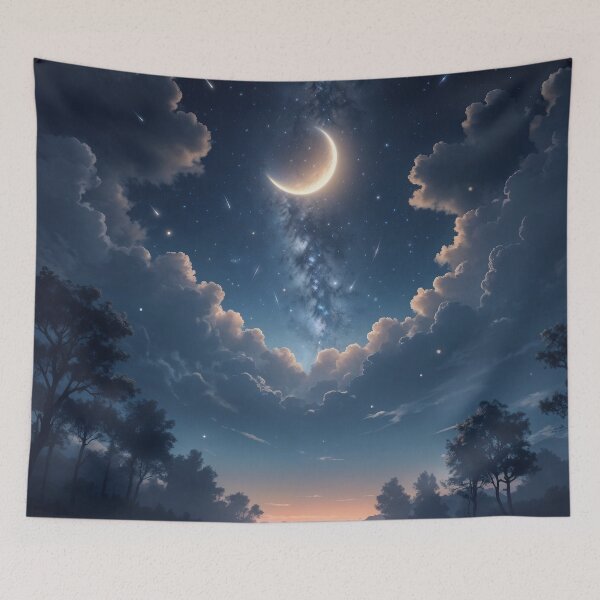 Item preview, Guided through the night by the moonlight designed and sold by CreativPurpose.