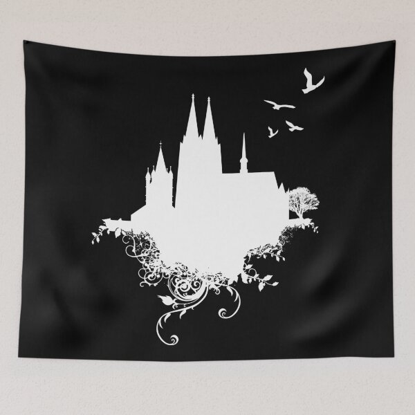 Item preview, Cologne Cathedral Silhouette white designed and sold by mikeranger.