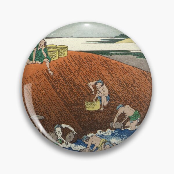 Item preview, Fishing at the Kinu River by Katsushika Hokusai designed and sold by Takeda-art.