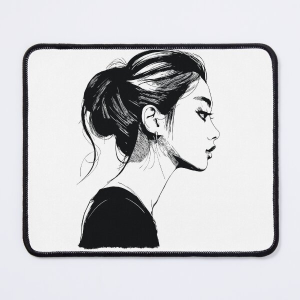 Item preview, Sketch a woman's face designed and sold by Biw-34.