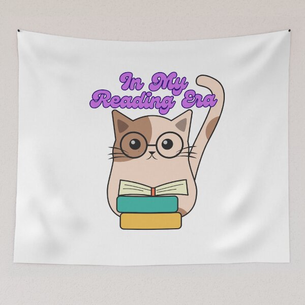 Item preview, Bookworm Cat Reading Book: In My Reading Era designed and sold by Teribelle.