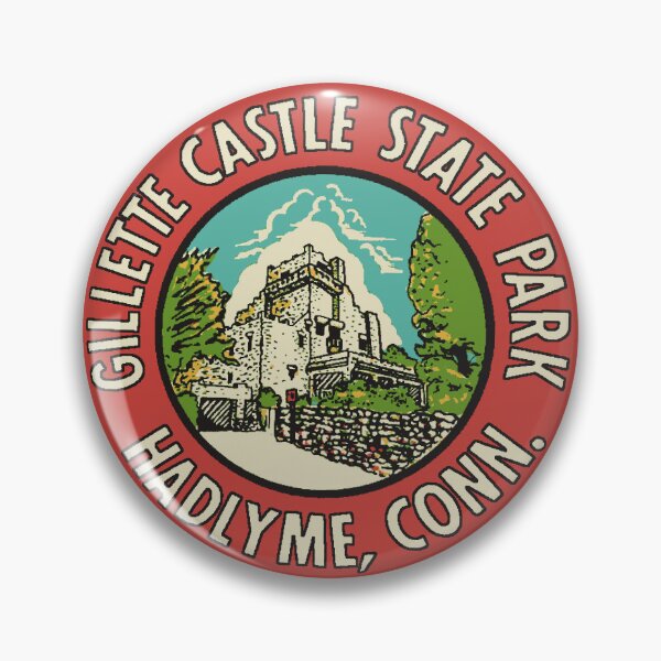 Item preview, Gillette Castle State Park Vintage Style Decal designed and sold by Decal Mania.