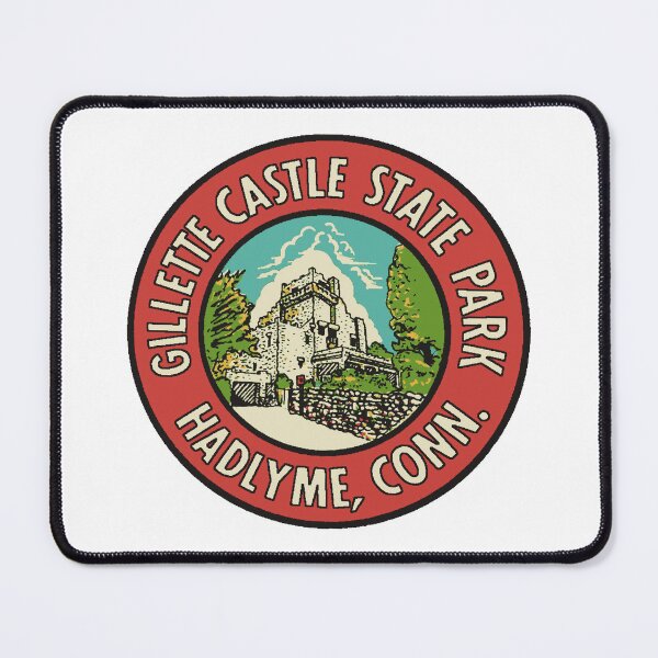 Item preview, Gillette Castle State Park Vintage Style Decal designed and sold by Decal Mania.