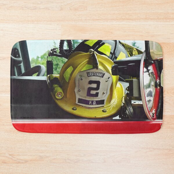 Item preview, Firefighter Helmets Inside Fire Truck designed and sold by Susan Savad.
