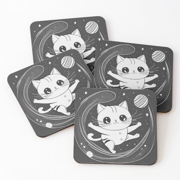 Item preview, Small Cat in Space designed and sold by BRKART.