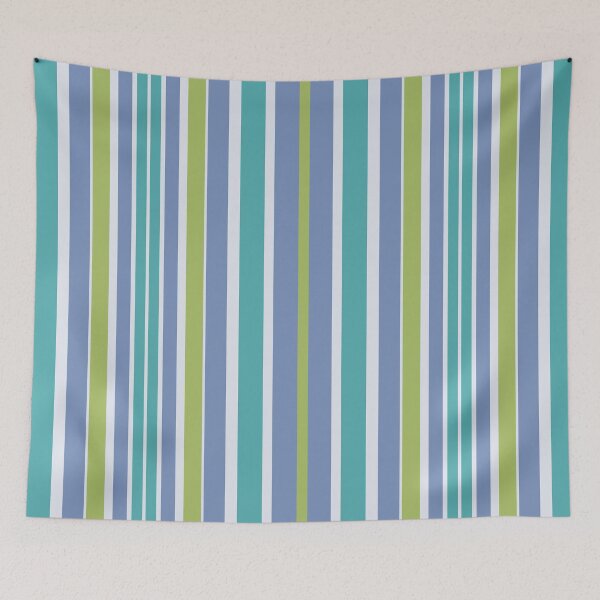 Item preview, Multi-colored striped fabric blue designed and sold by BeatrisVeres.