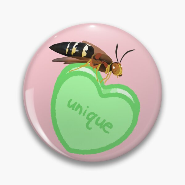 Item preview, Candy Heart Cicada Killer Wasp designed and sold by skipjaw.