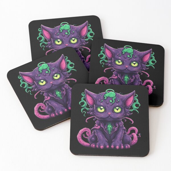 Item preview,  Cathulhu, Lovecraft Cat, Pink Slime, Kawaii Cute designed and sold by Burn-Ego.