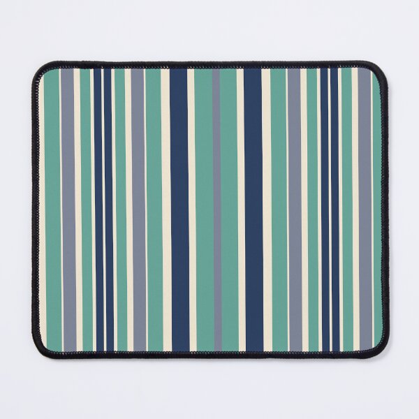 Item preview, Multi-colored striped fabric ocean blue designed and sold by BeatrisVeres.