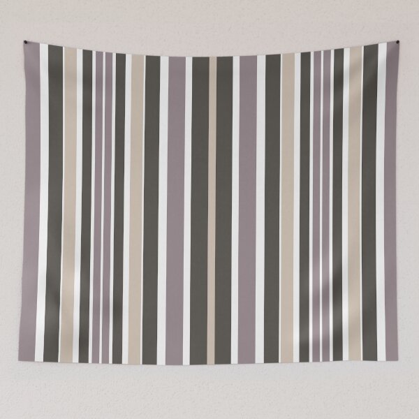 Item preview, Multi-colored striped fabric gray designed and sold by BeatrisVeres.