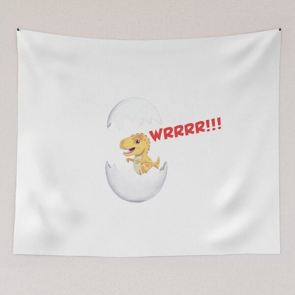 Item preview, Hatching Dino Delight: Adorable Baby Dinosaur designed and sold by Goopis.