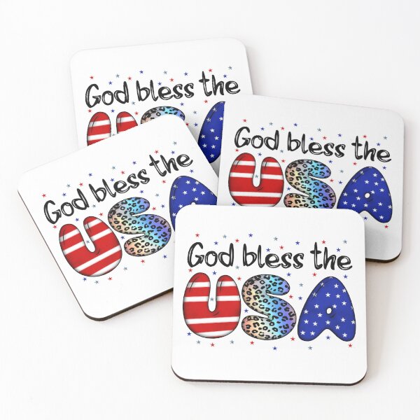 Item preview, Patriotic Gift for Independence Day, God Bless the USA 4th of July, America's Independence Day, Memorial Day, Fourth of July designed and sold by Annet-Harmony.