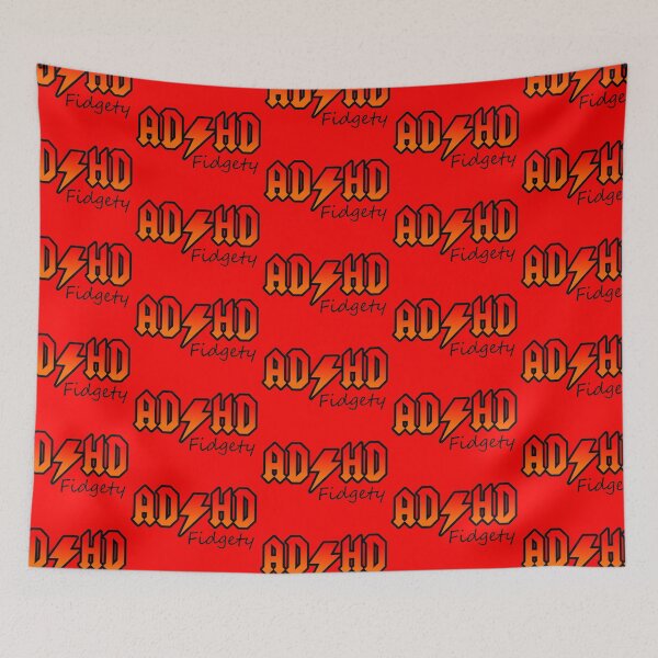 Item preview, ADHD Fidgety neurodiversity support themed Design  designed and sold by Artomobiles.