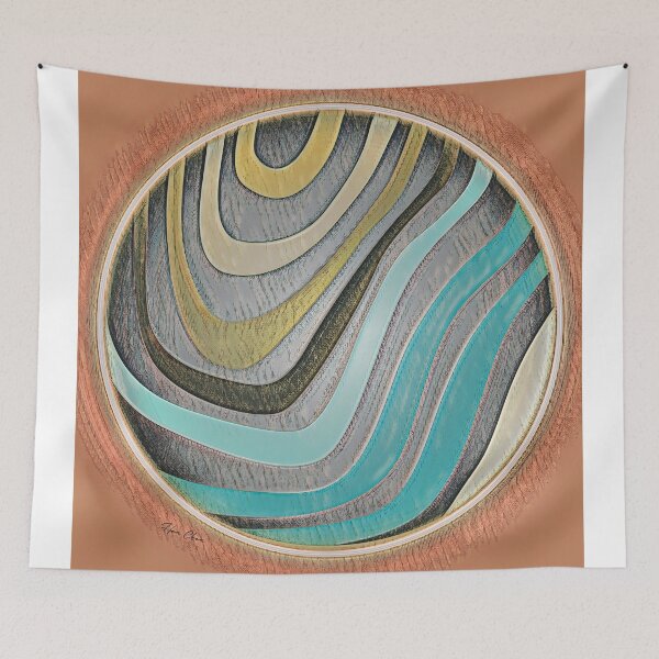 Item preview, Retro Circle stripes designed and sold by Hen-C-Art.