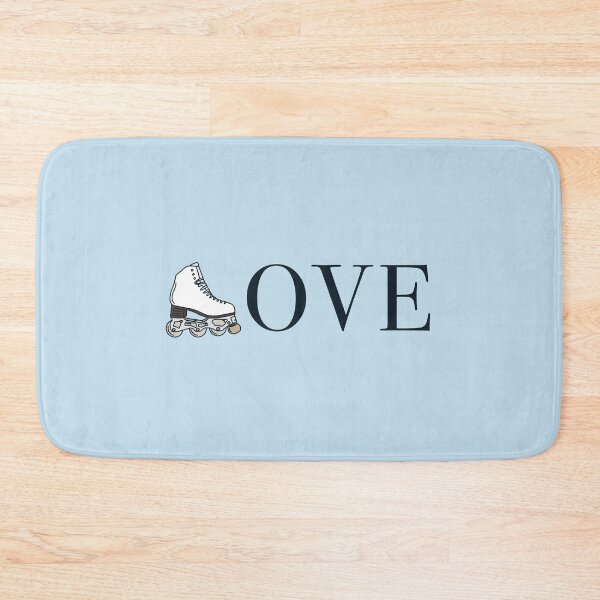 Item preview, Artistic Inline Skate LOVE Text Illustration designed and sold by TheEclecticKat.