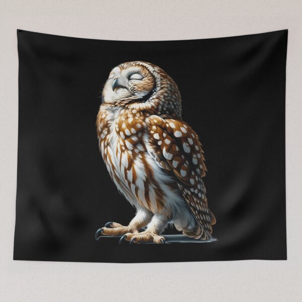 Item preview, Owl Soaking Up the Sun designed and sold by LivingInThinAir.