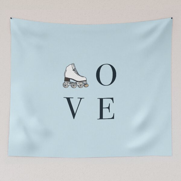 Item preview, Artistic Inline Skate LOVE Illustration designed and sold by TheEclecticKat.