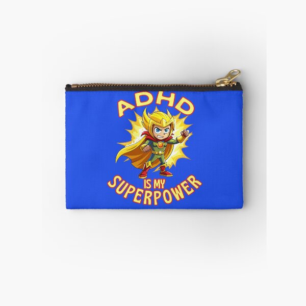 Item preview, ADHD is My Superpower Hero designed and sold by JesterKrewArt.