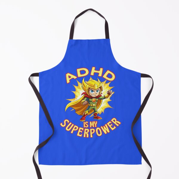 Item preview, ADHD is My Superpower Hero designed and sold by JesterKrewArt.
