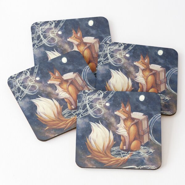 Item preview, The cosmic fox designed and sold by koda-redbubble.