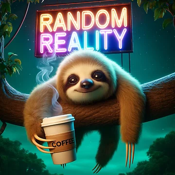 Artwork thumbnail, Random Reality - Coffee Sloth by Random-Reality