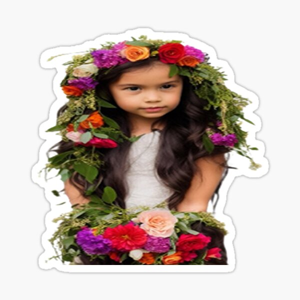 Flower girls: The delicate messengers of love at every wedding Sticker