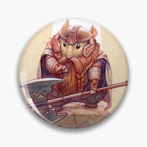 Item preview, A hamster with a big ax designed and sold by koda-redbubble.