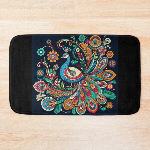 Item preview, Traditional artwork design of peacock  designed and sold by REDCLASH2002.