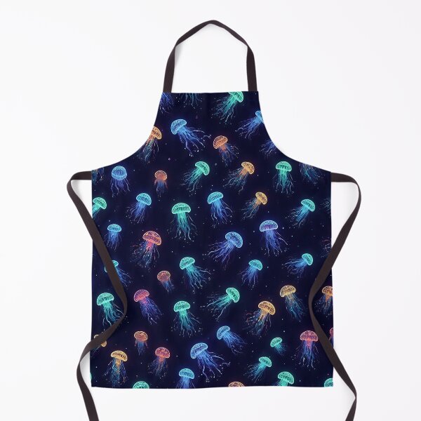 Item preview, Bioluminescent Rainbow Jellyfish Pattern designed and sold by asbno19.