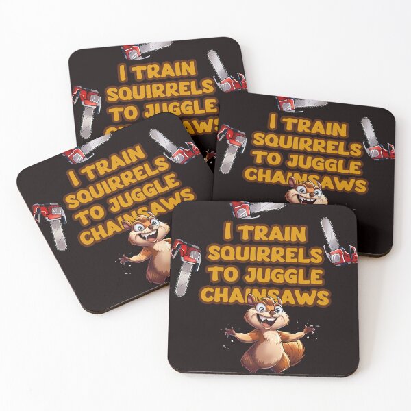 Item preview, Squirrel Chainsaw Juggling designed and sold by CoolCrazyQuirky.