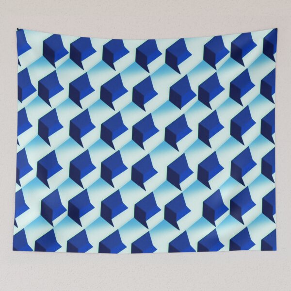 Aperçu de l'œuvre Prisme Hexagonal Bleu Saphir créée et vendue par Andy Merz.