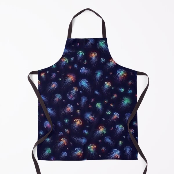 Item preview, Bioluminescent Rainbow Jellyfish Pattern designed and sold by asbno19.