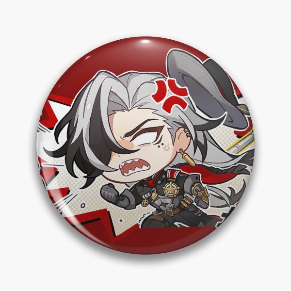 Item preview, Boothill | Honkai: Star Rail Sticker "Enraged" designed and sold by Asiapenguin.