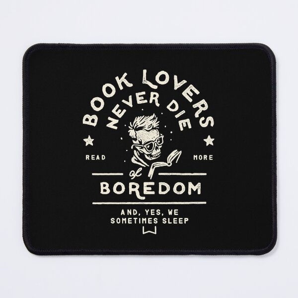Item preview, Bookworm Reading Books Funny Saying Retro Dark Humor designed and sold by Geek Updated.