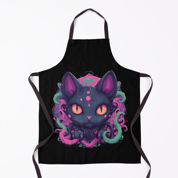 Item preview, Cathulhu, Lovecraftian Cat, Pink Tentacles, Kawaii Cute designed and sold by Burn-Ego.