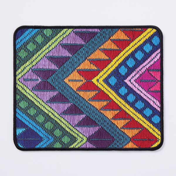 Item preview, Mayan weaving style guatemalan mexican rainbow hippie design designed and sold by AuroraXGreen.
